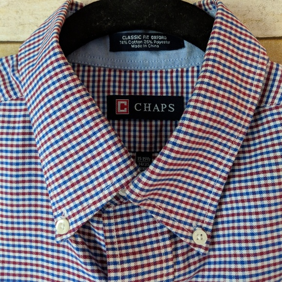 red white and blue dress shirt